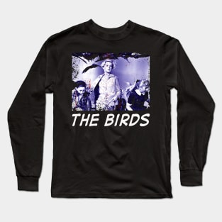 A Murderous Sky Birds Horror Film Fan Tee Long Sleeve T-Shirt